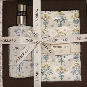 Morris & Co. Sage and Sea Salt Hand Soap and Guest Towels Gift Set